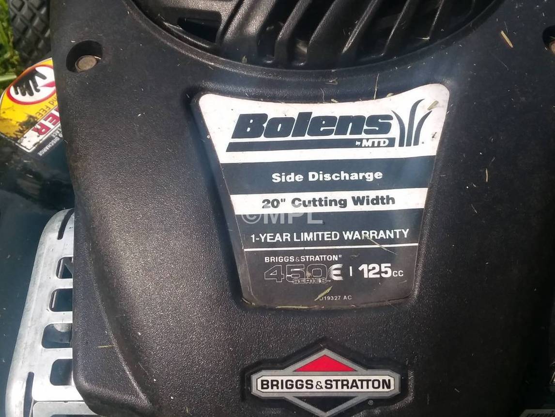 Bolens Mower Model 11A-020W765