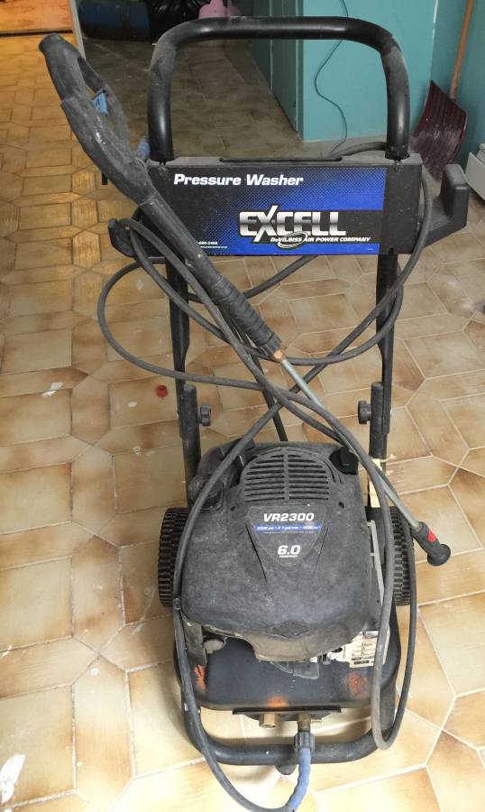 excell vr2500 pressure washer problem forum