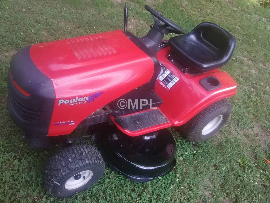 Poulan xt riding mower parts hot sale