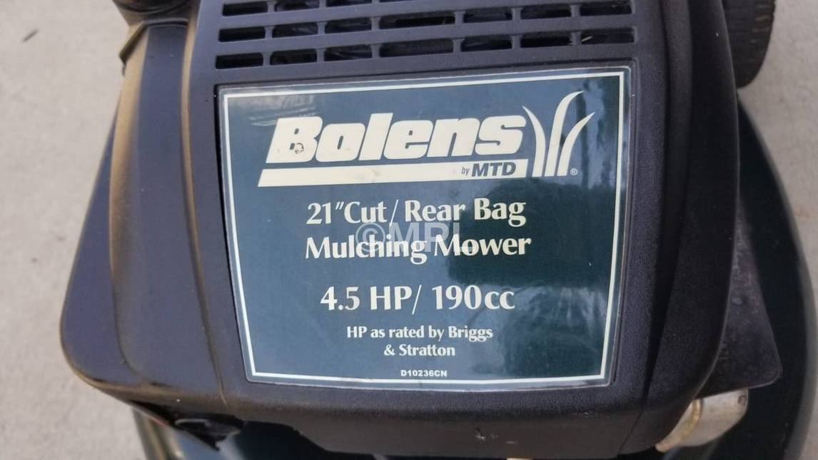 Bolens Mulching Mower 4.5 HP 190cc Carburetor