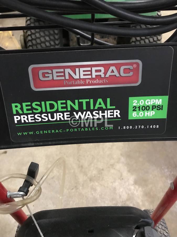 Generac Residential Pressure Washer Carb