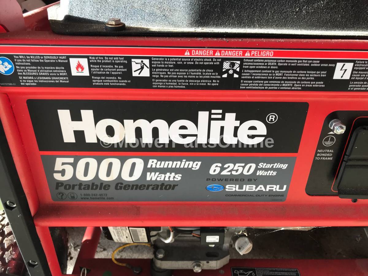 Homelite UT905000P Generator Carburetor