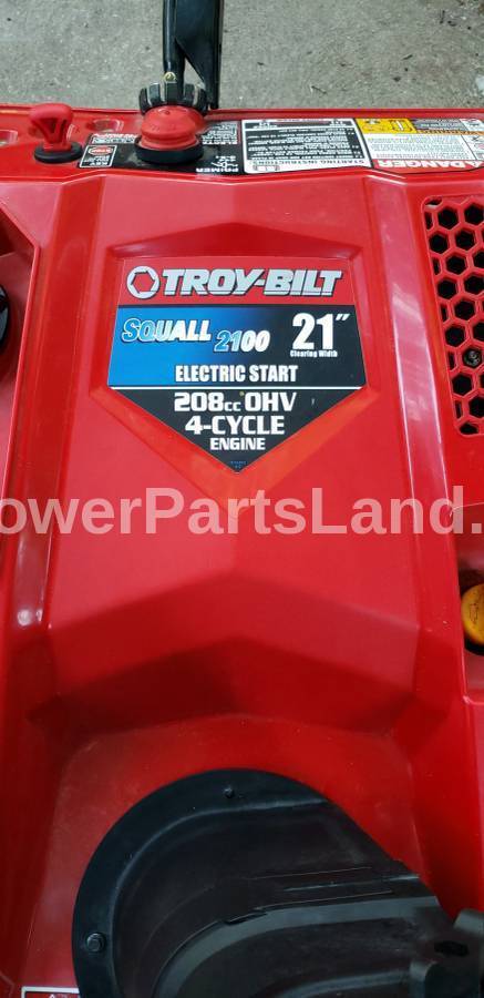 Troy Bilt Model 31AS2T5F711 Snow Blower parts