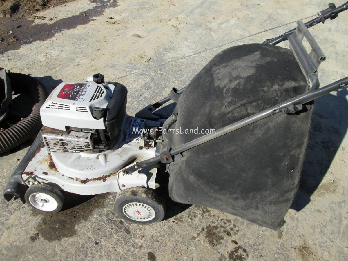 White YB50 Lawn Vacuum Recoil Pull Start