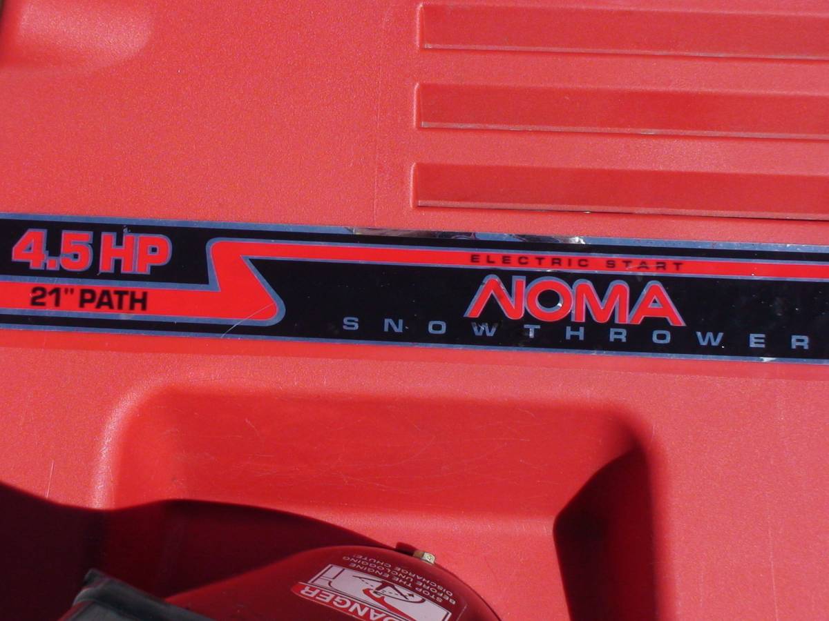 Noma Model G2145000 Snow Thrower Parts