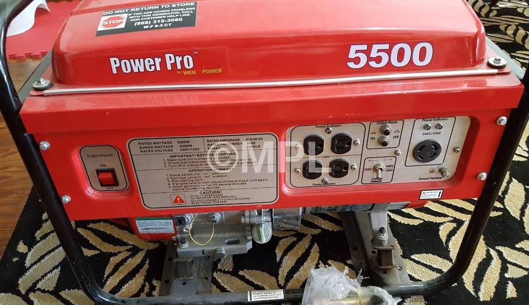 Power Pro 5500 Generator Tune up kit air filter
