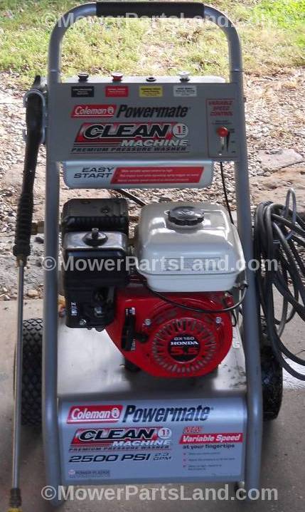 Coleman Powermate Clean Machine Premium Pressure Washer Carburetor