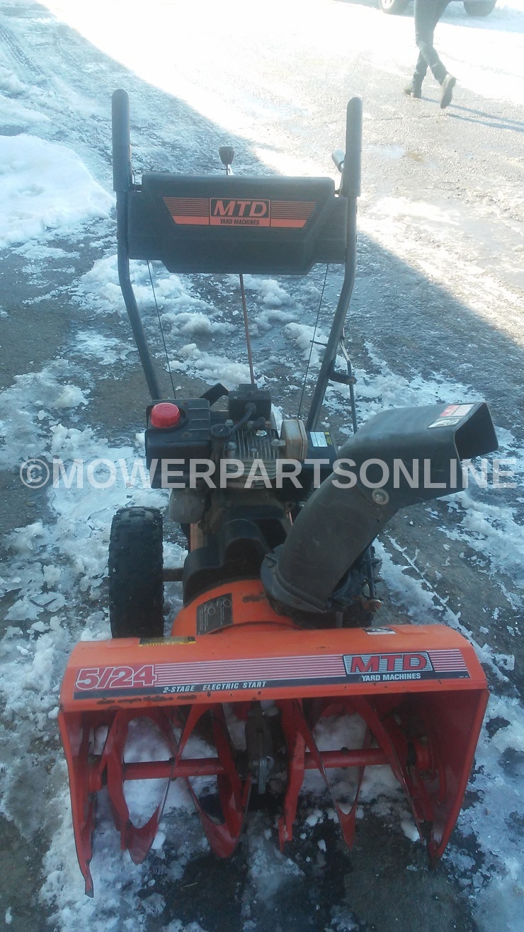mtd snowblower parts model number 315e610e000 pull start