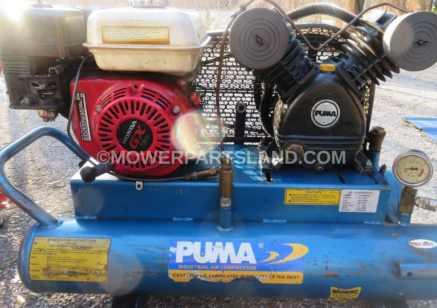 Replaces Puma PUK5508G 5.5-HP 8-Gallon 