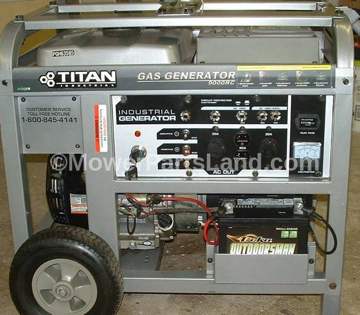 Titan 900RC Generator Carburetor