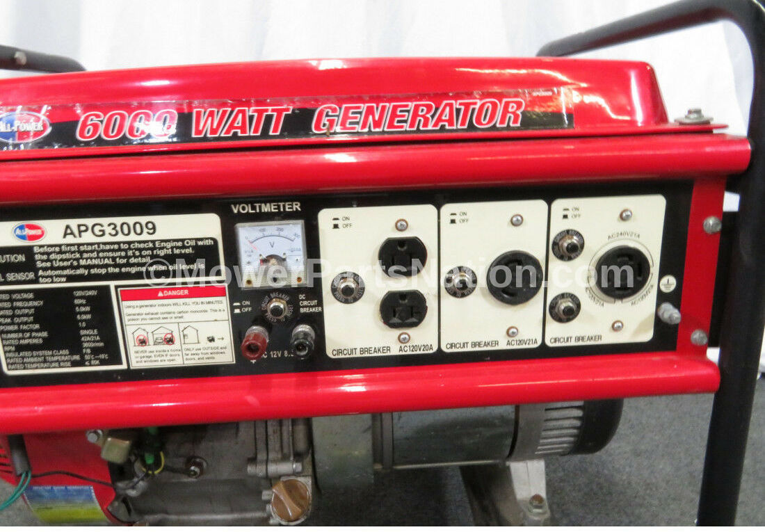 Carburetor For All Power America APG3009 6000W Generator