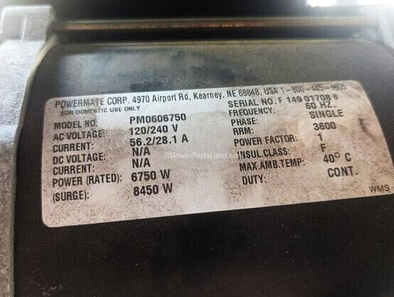 Carburetor For Powermate PM0606750 Generator