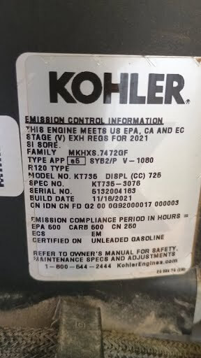 Carburetor For Kohler KT735-3076 Engine