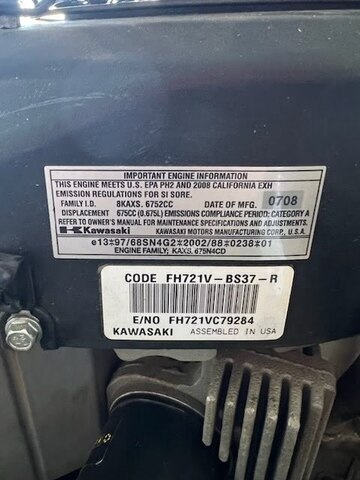 Carburetor For Kawasaki Fh721V-BS37 Engine