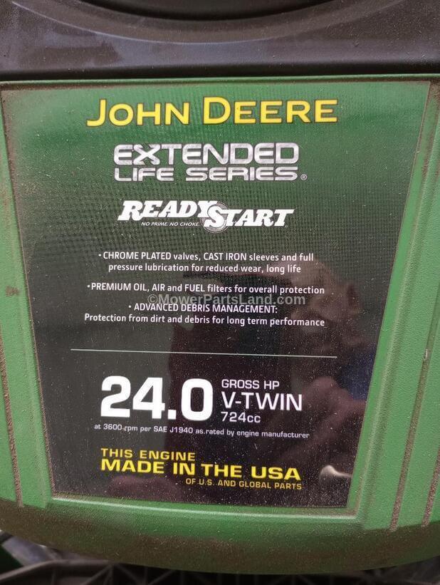 Carburetor For John Deere Extended Life Series 24.0 v-Twin 724cc Engine