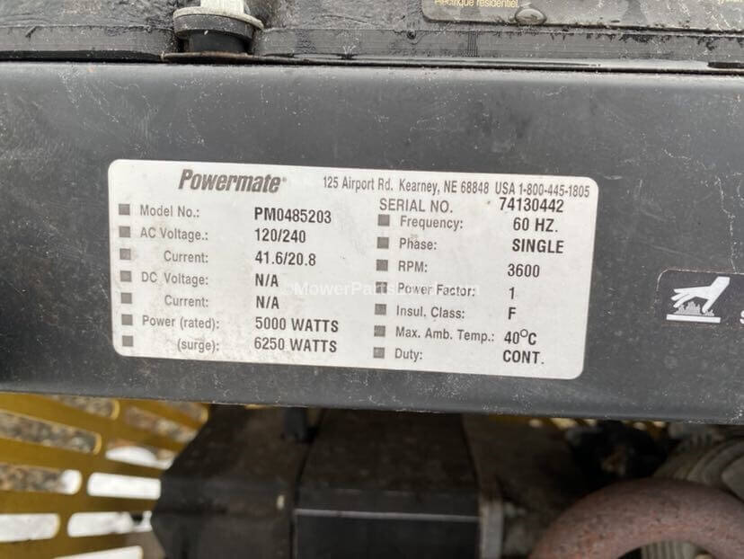 Recoil Pull Start For Powermate Model PM0485203 Generator