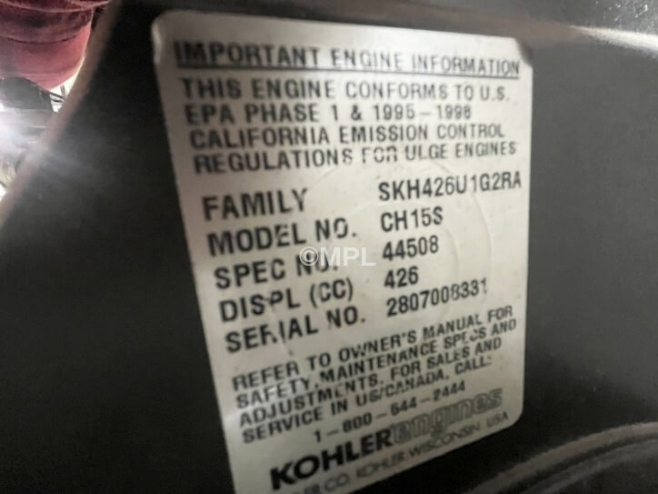 Carburetor For Kohler CH15-44508 15hp Engine