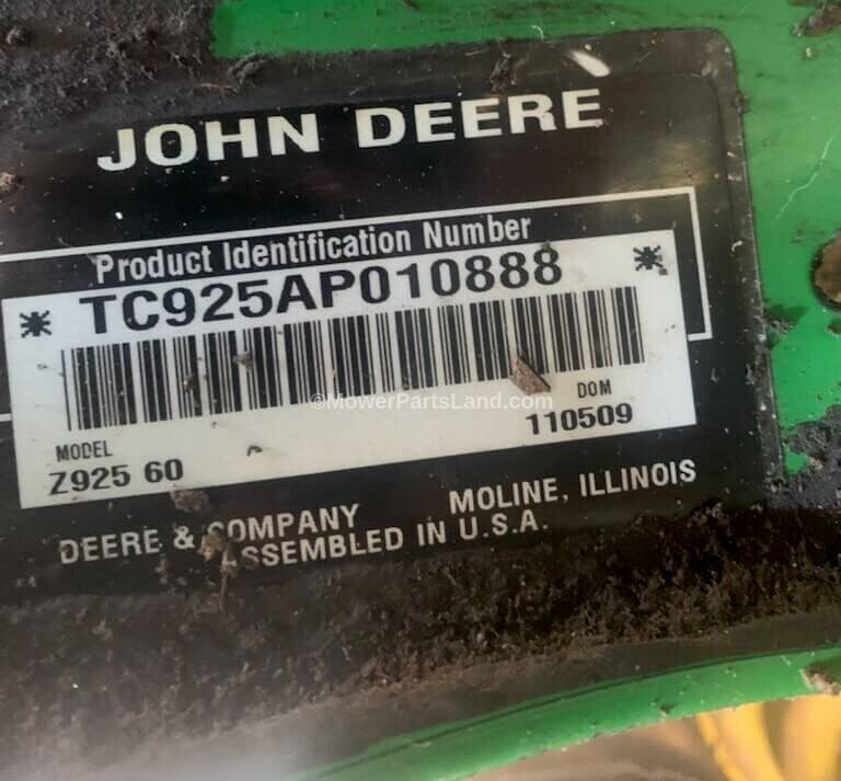 John Deere Z925 Carburetor