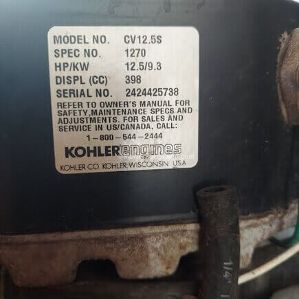 Carburetor For Kohler Model CV12.5S Spec 1270 Engine